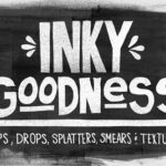 CreativeMarket – Inky Goodness Bundle (brushes, textures) [ABR, AI, TIFF]