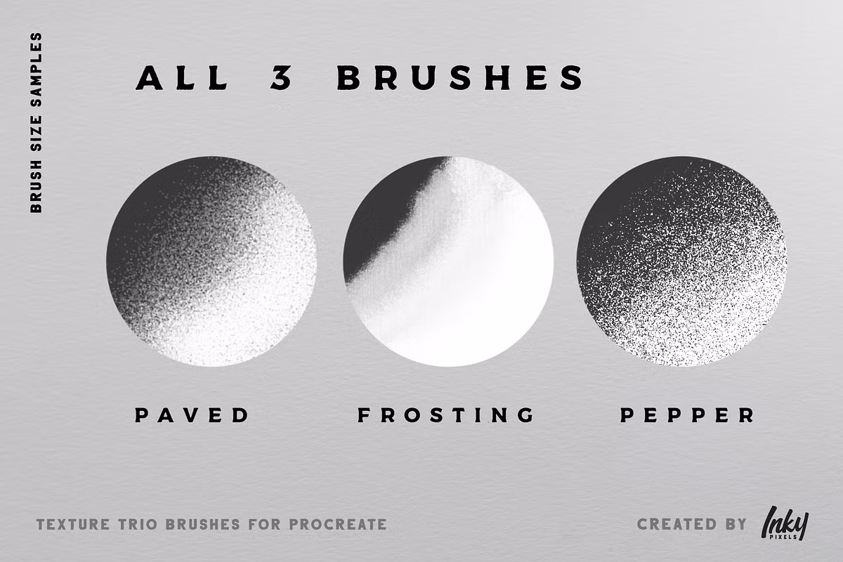 CreativeMarket – Inky Goodness Bundle (brushes, textures) [ABR, AI, TIFF]