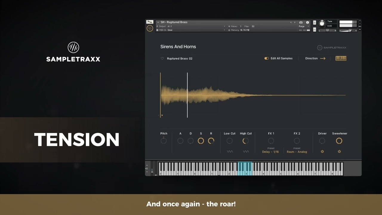 Sampletraxx – Sirens and Horns (Kontakt)