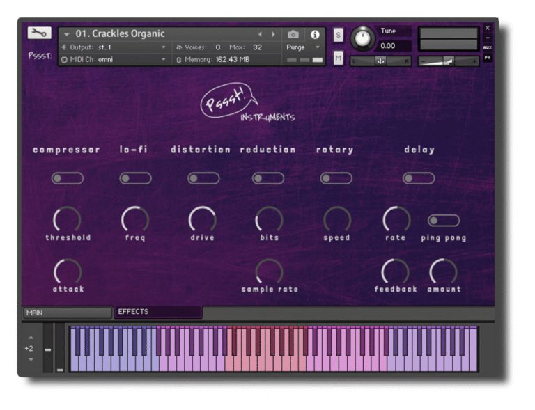 Pssst! Instruments – Noizzz: Playable Noise & ASMR (Kontakt, WAV)