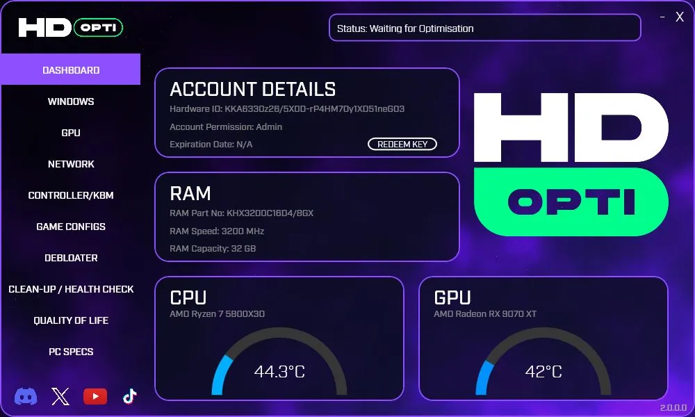 HD OPTI 2026