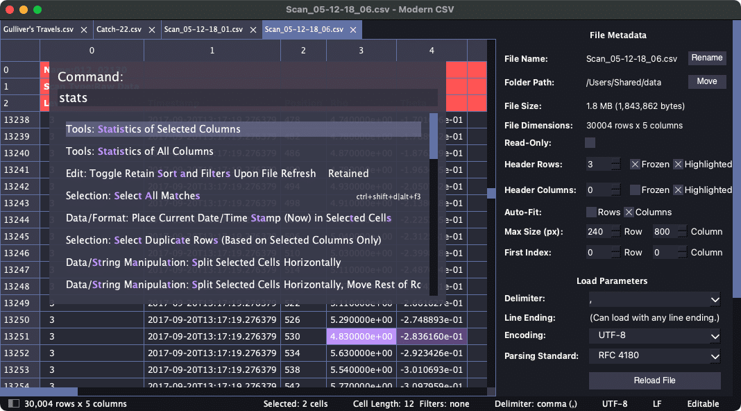 Modern CSV 2026