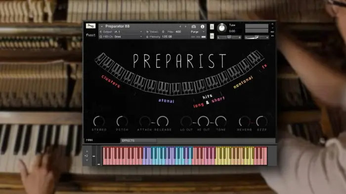 Pssst! Instruments – Preparist: Piano Percussion (Kontakt, WAV)