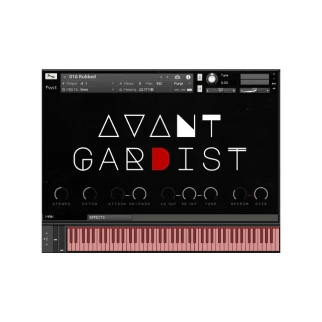 Pssst! Instruments – Avant-Gardist: Tonally Prepared Cinematic Piano (Kontakt, WAV)