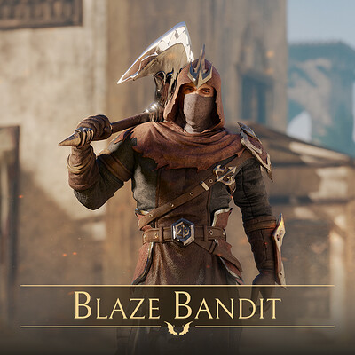 ArtStation – One More Box Studio – Blaze Bandit – 3D Character for Concept Art [Blend, FBX] 