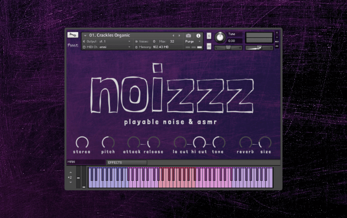 Pssst! Instruments – Noizzz: Playable Noise & ASMR (Kontakt, WAV)