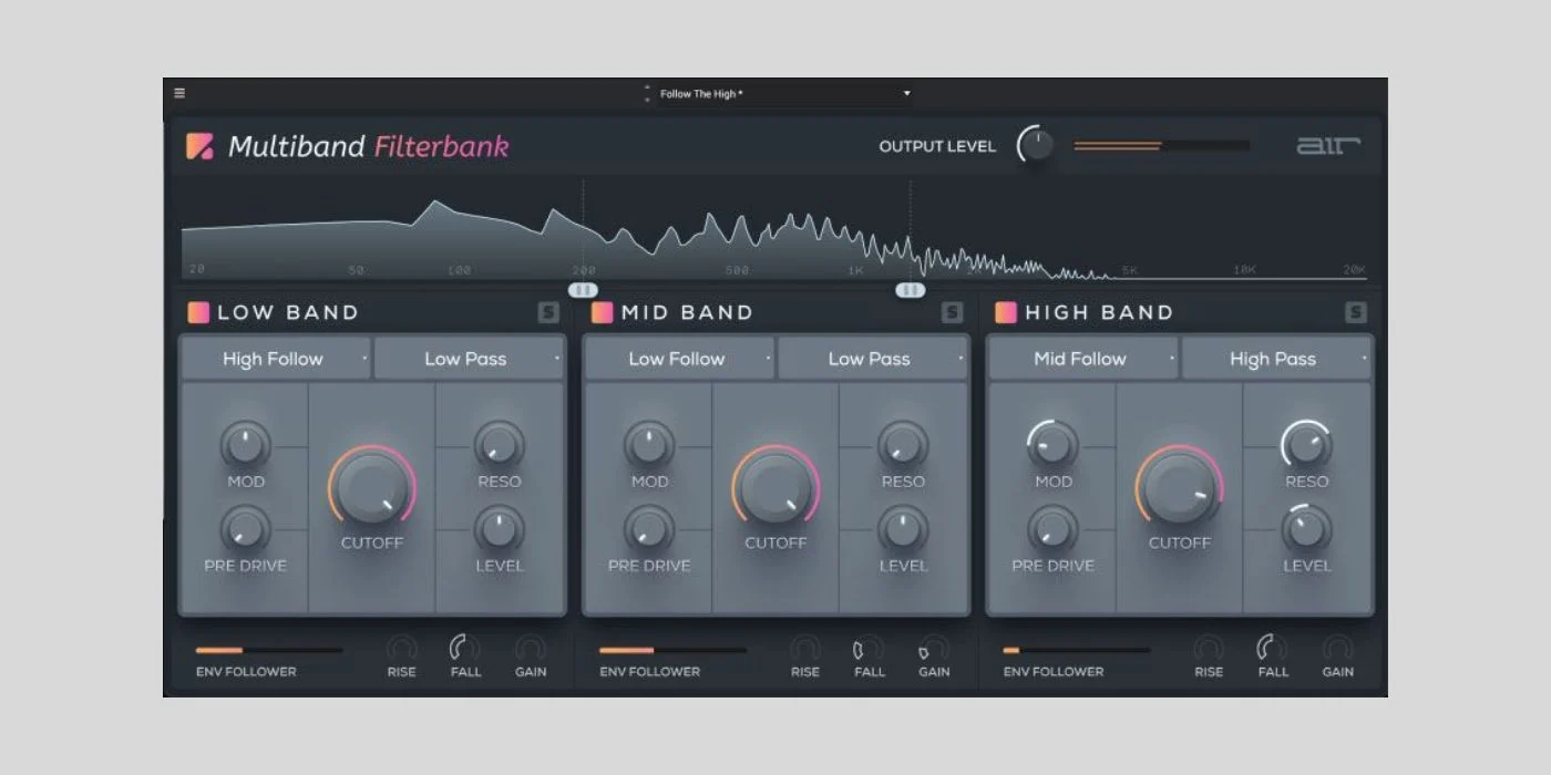 AIR Music Technology Multiband Filterbank