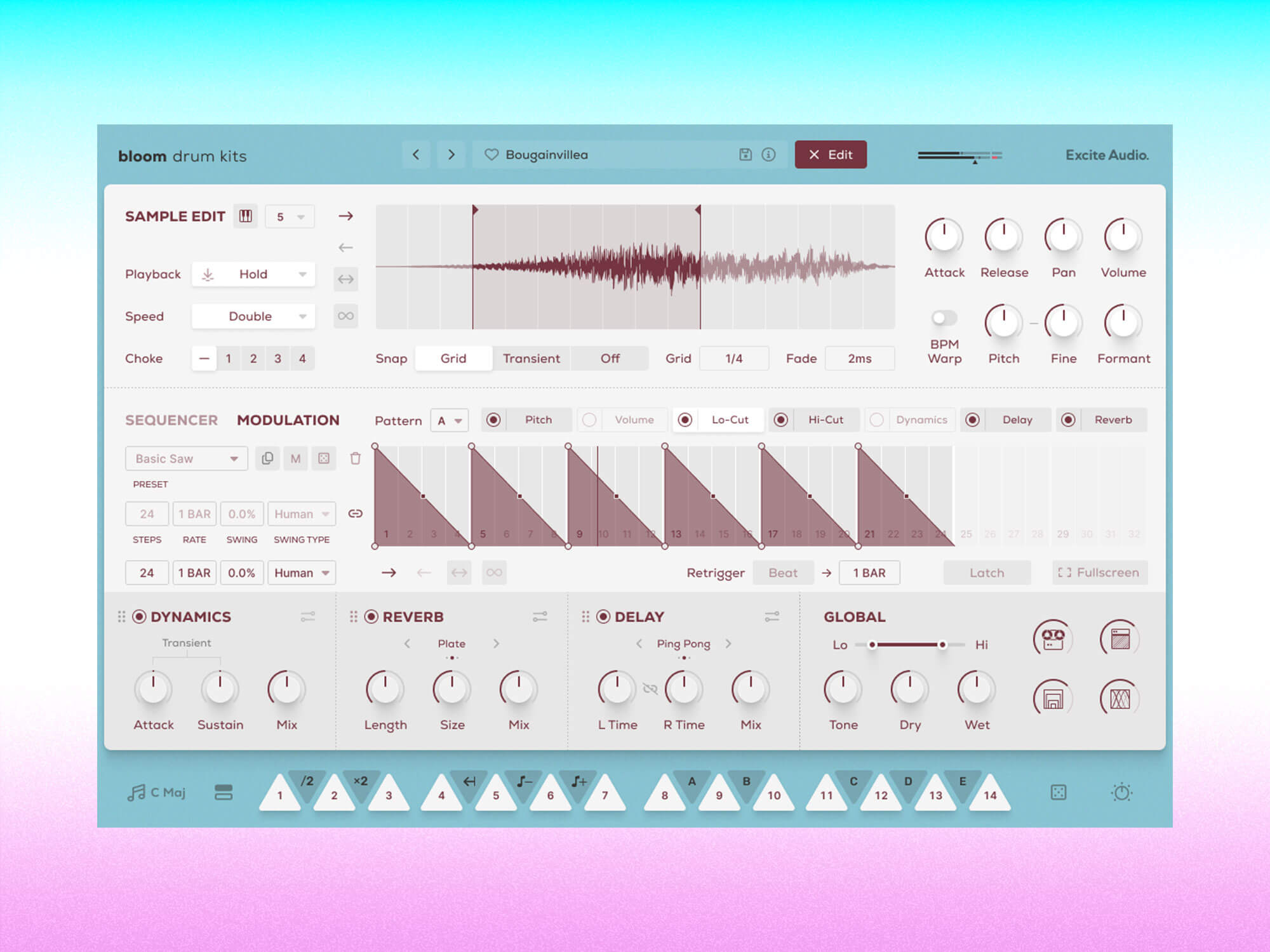 Excite Audio Bloom Drum Kits 