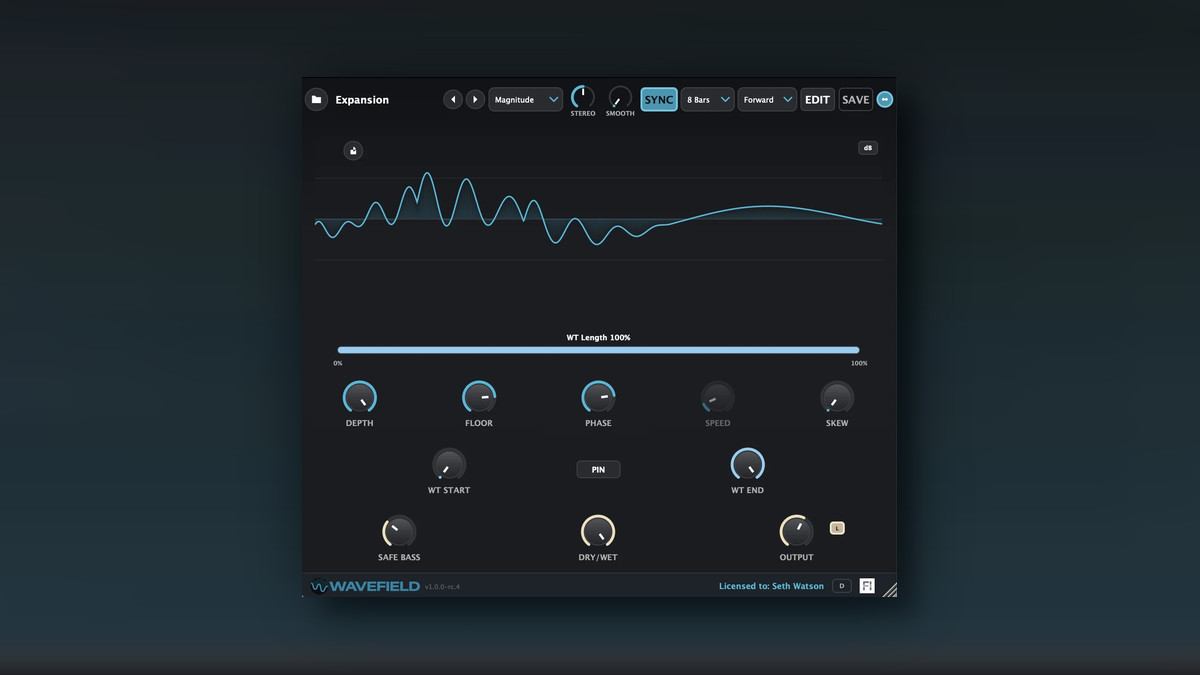 Fine Increments Wavefield