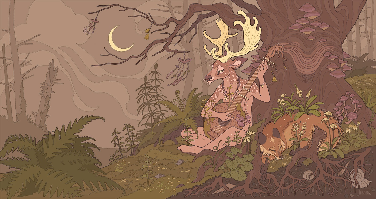 Wavelet Audio – The Deer, the Fox and the Guitar (KONTAKT)