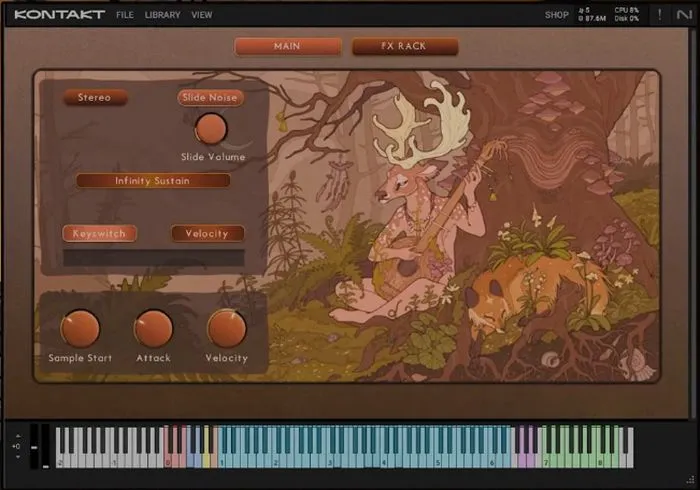 Wavelet Audio – The Deer, the Fox and the Guitar (KONTAKT)