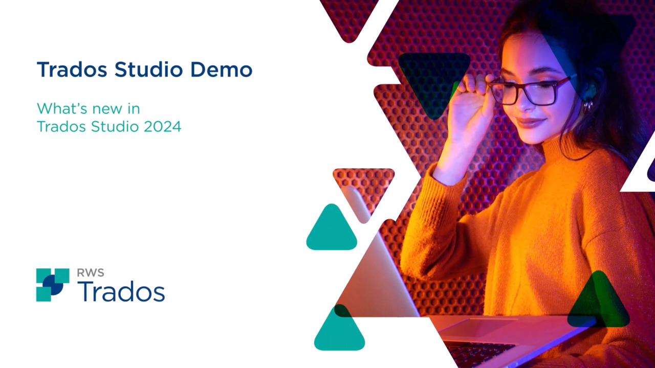 Trados Studio 2024 SR1 Professional