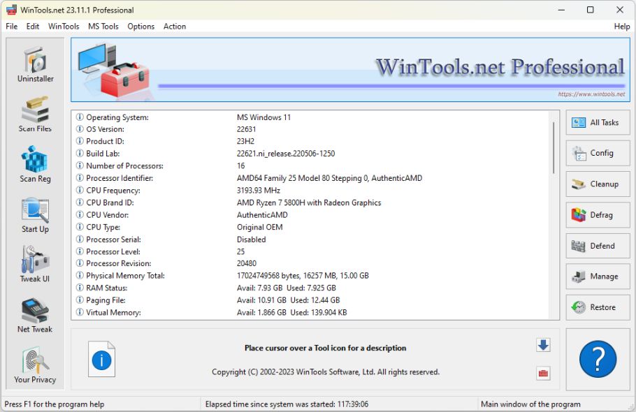 WinTools net Professional 2026