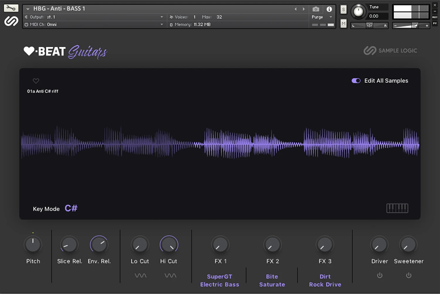 Sample Logic – HeartBeat Guitars (Kontakt) Free Download
