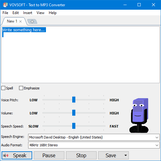 VovSoft Text to MP3 Converter 2026