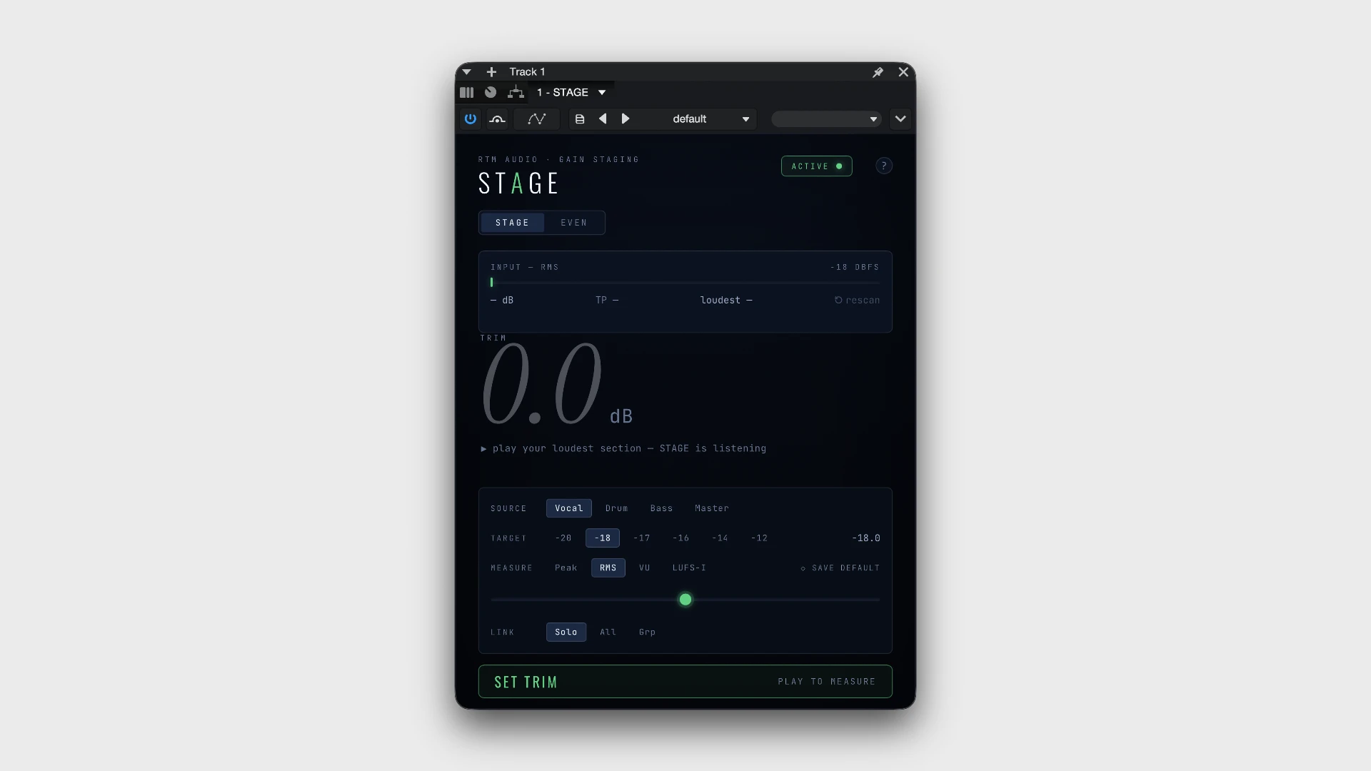 RTM Audio Stage