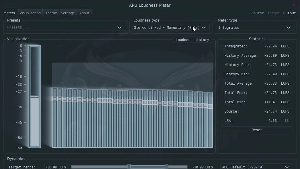 APU Software APU Loudness Meter
