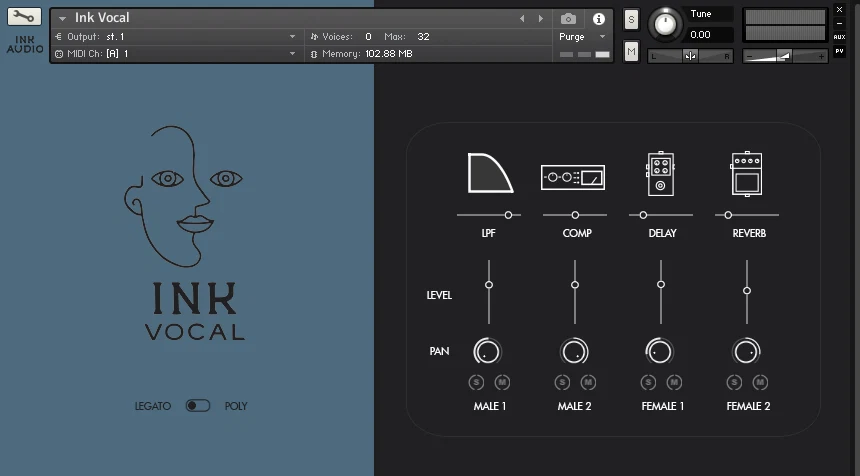Ink Audio – Ink Vocal (KONTAKT)