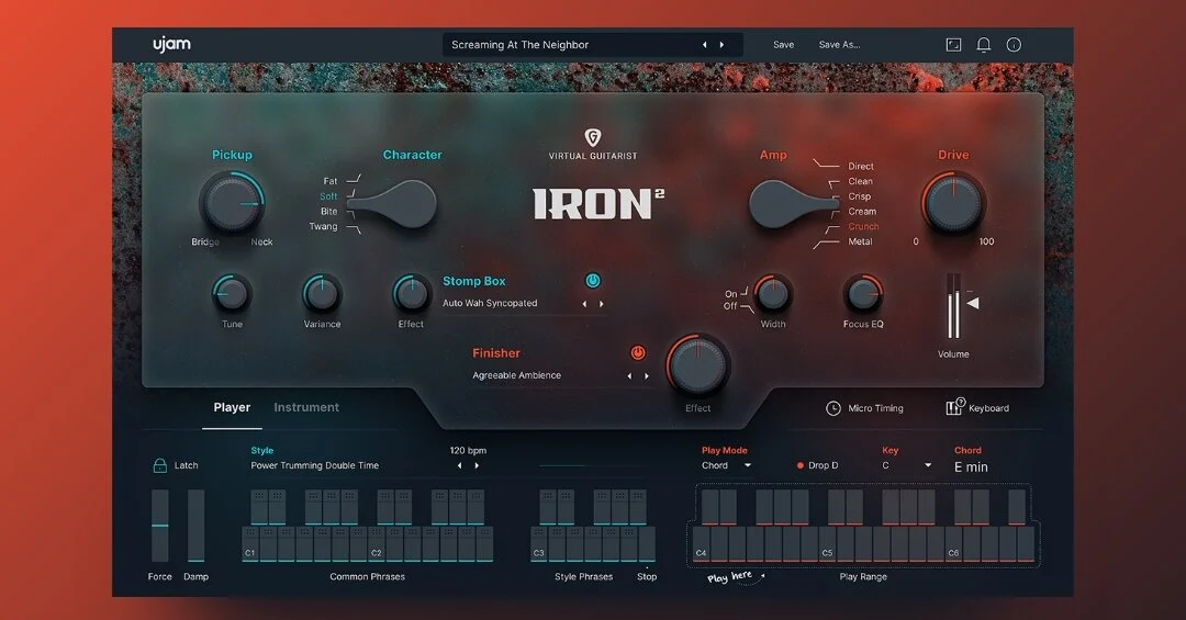 uJAM Virtual Guitarist IRON 2