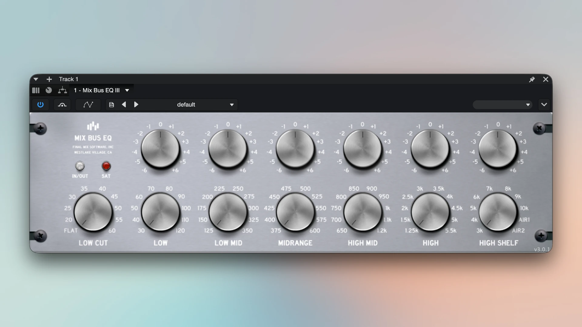 Final Mix Software MIX BUS EQ III