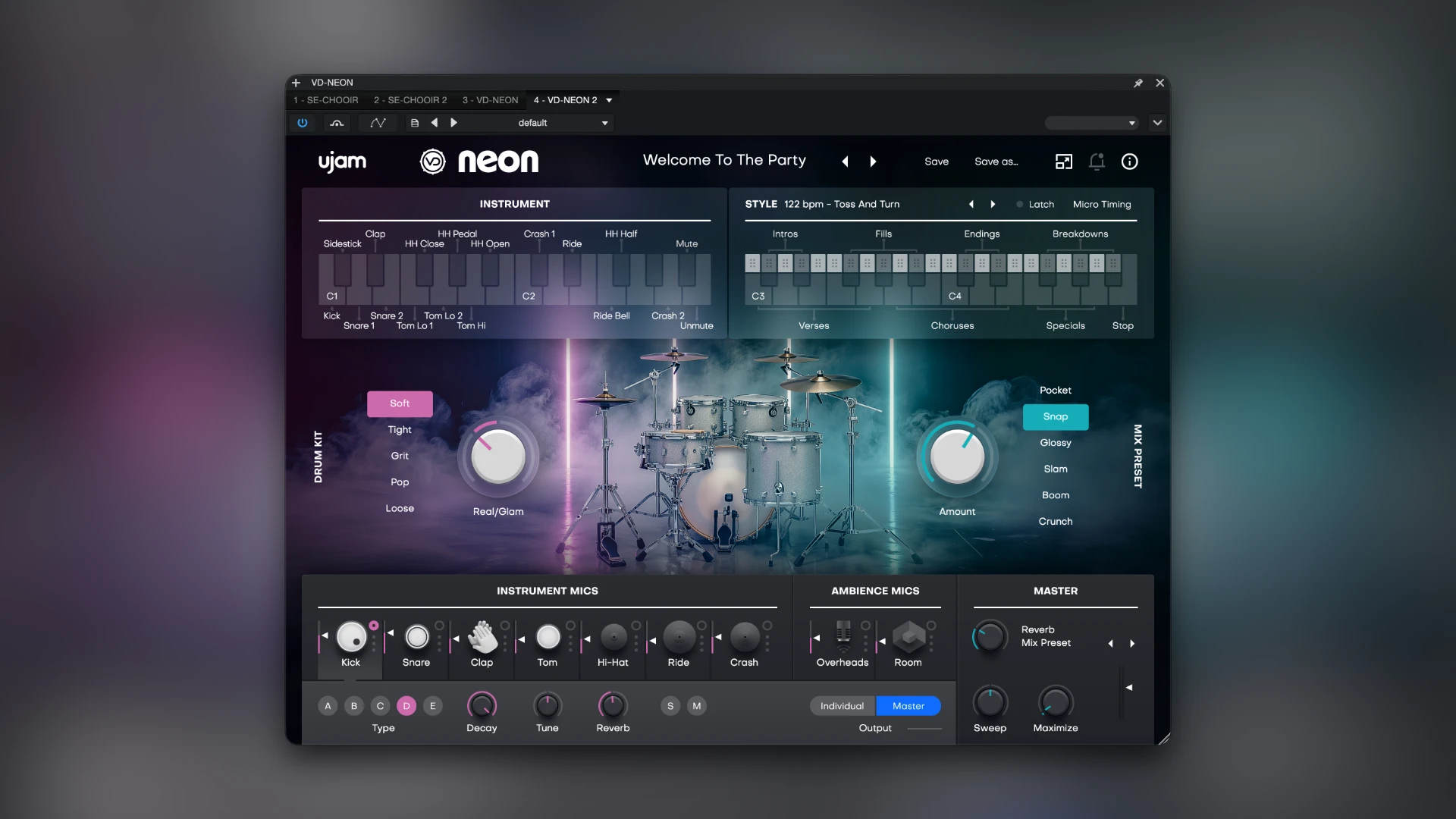 uJAM Virtual Drummer NEON