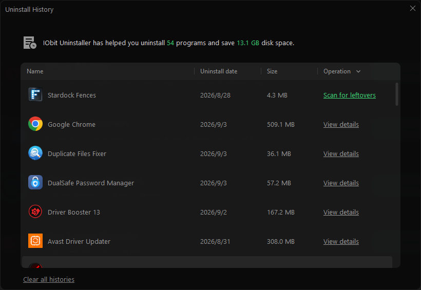 IObit Uninstaller Pro 2026