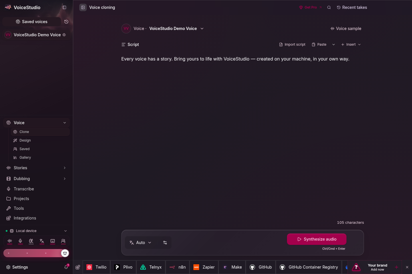 VoiceStudio 2026