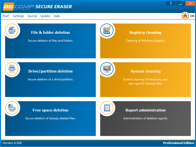 ASCOMP Secure Eraser Professional 2026